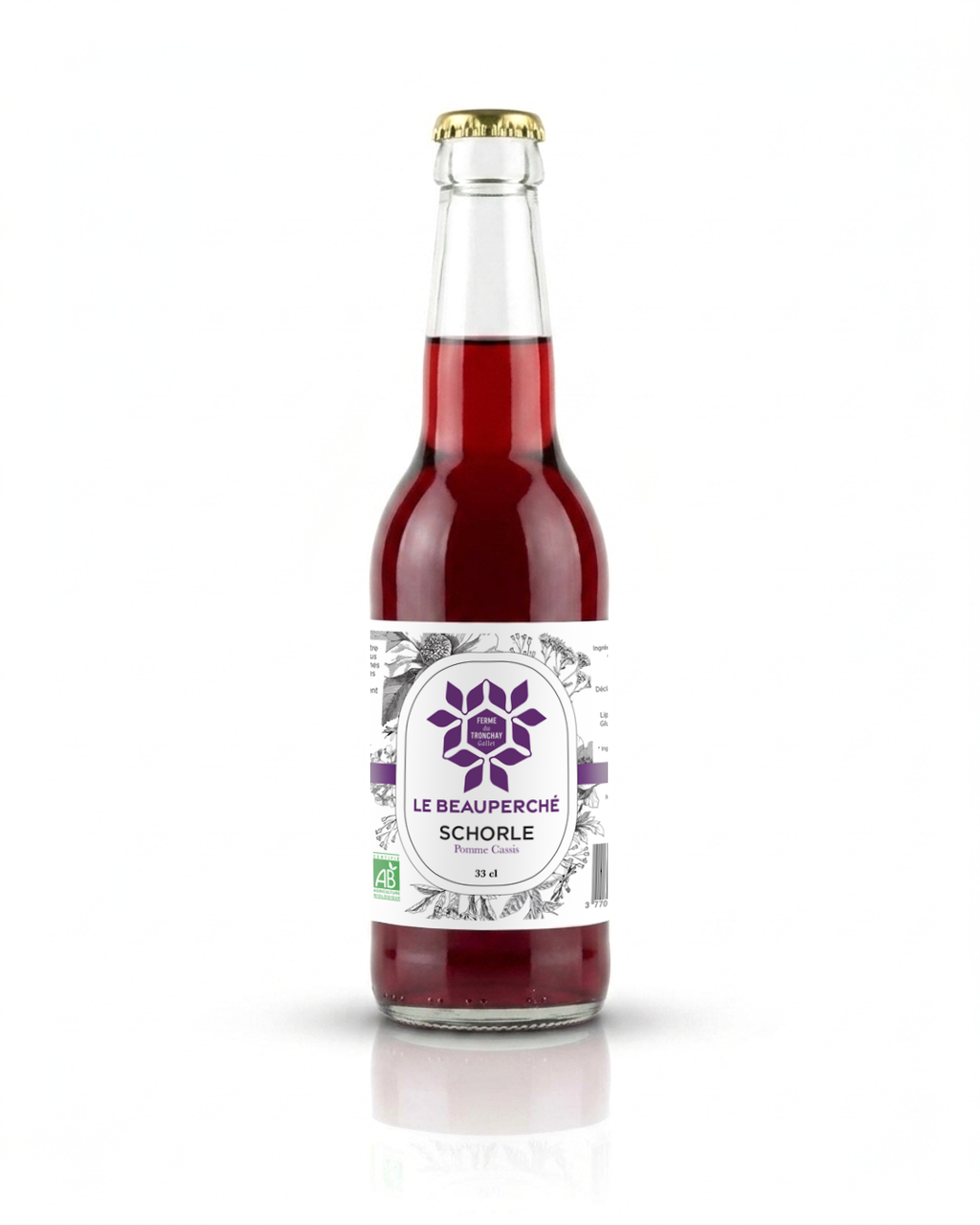 Schorle de pommes à cidre au cassis 33 cl