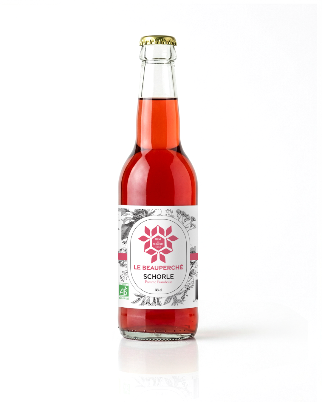 Schorle de pommes à cidre à la Framboise 33 cl