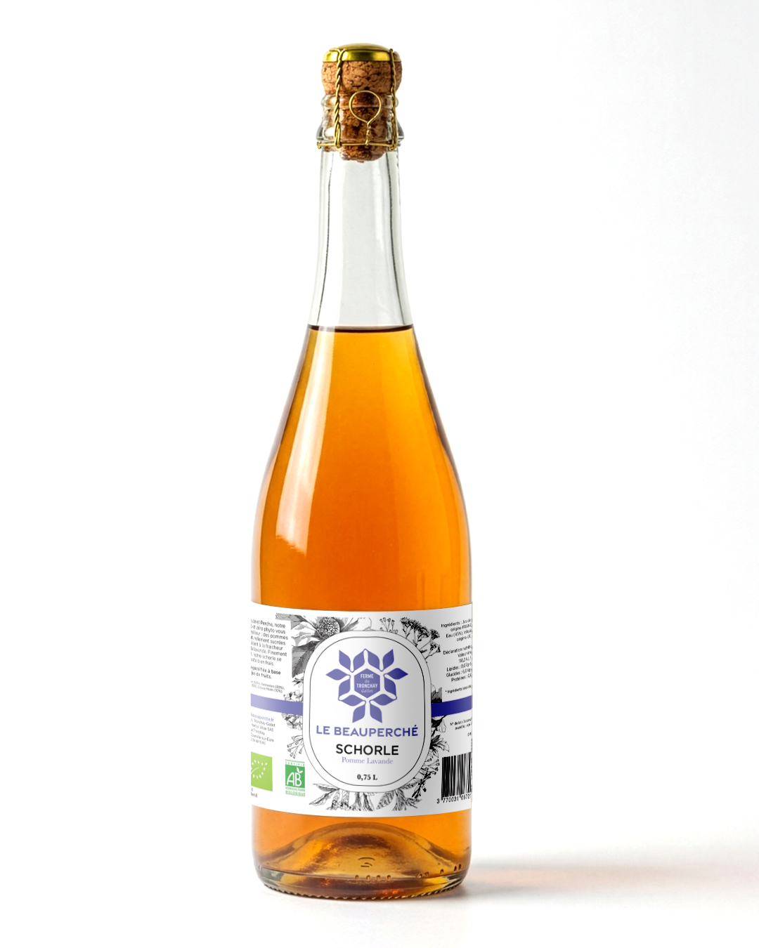 Schorle de pommes à cidre à la Lavande 75 cl