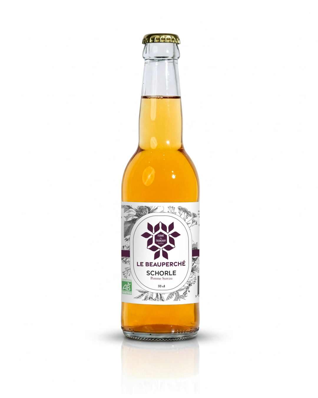 Schorle de pommes à cidre au Sureau 33 cl