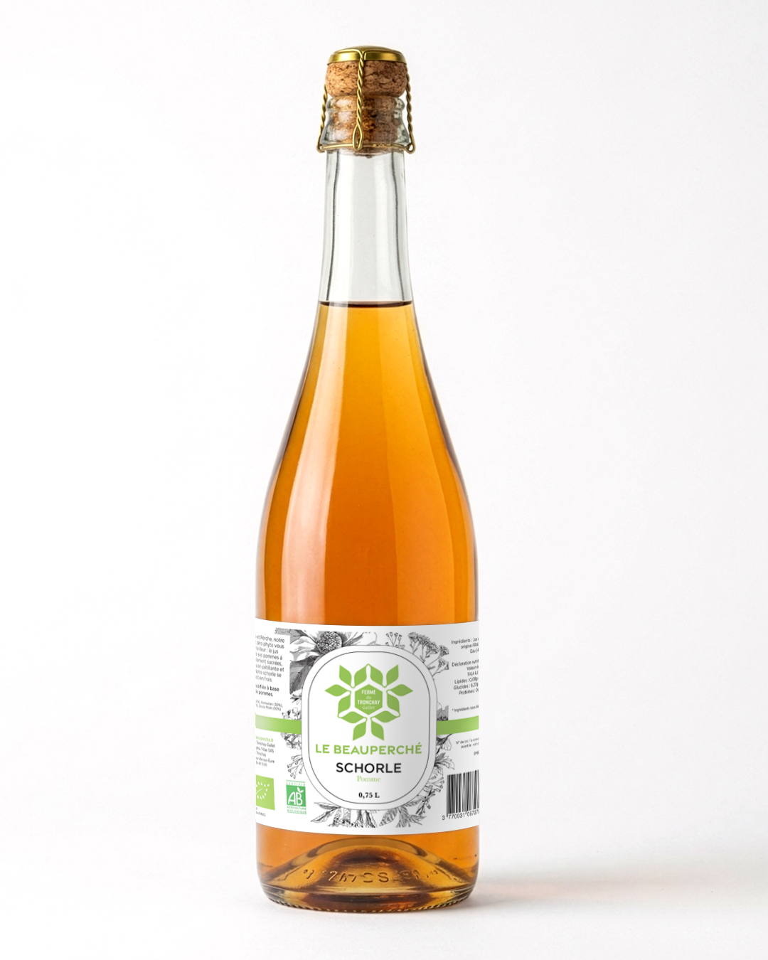 Schorle de pommes à cidre Bio 75 cl