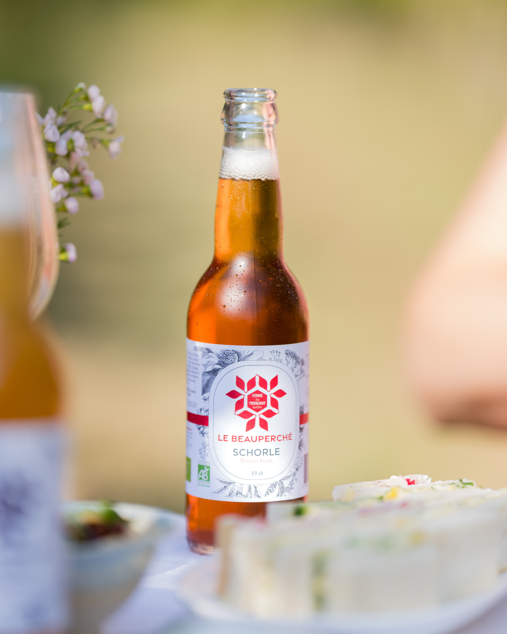 Schorle de pommes à cidre à la Fraise 33 cl